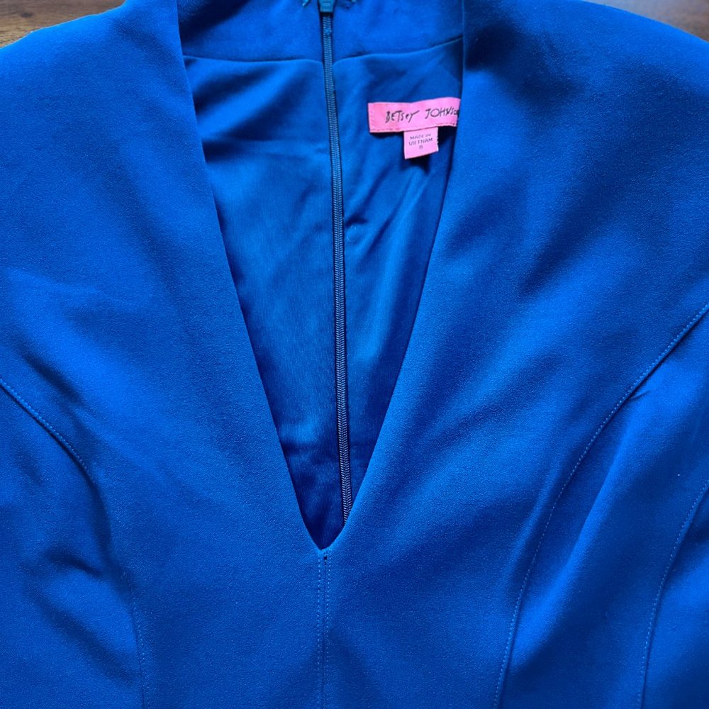 New Betsey Johnson Electric Blue Dress